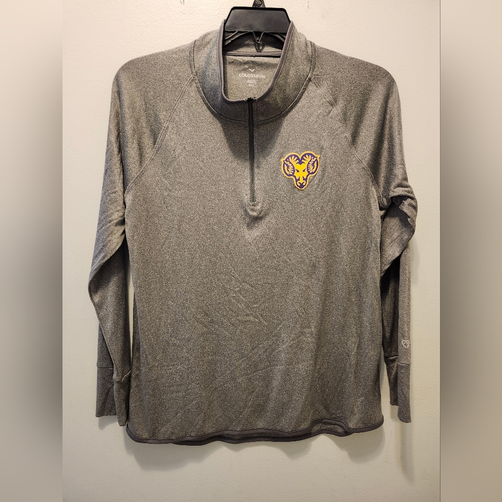 WCU West Chester University Golden Rams Colosseum Womens 1/4 Zip Pullover XXL